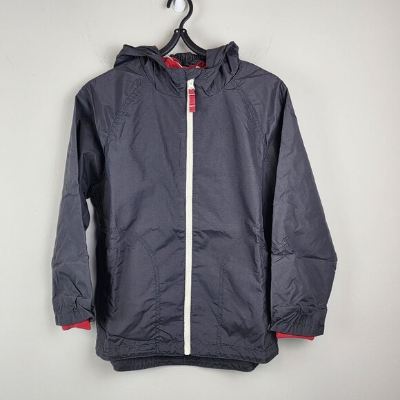 Mini Boden boy 7-8 zip up hooded rain jacket New - Picture 1 of 12